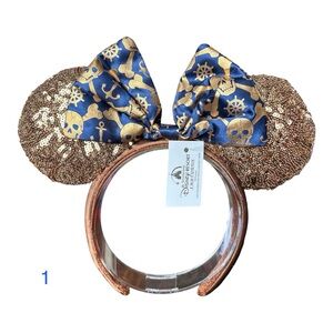 Disney Pirates of the Caribbean Minnie Mouse Ear Headband Shanghai Disney NWT 1